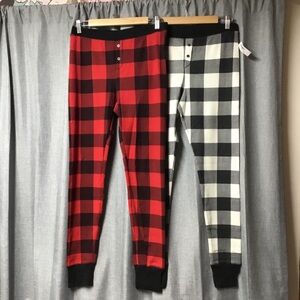NWT Buffalo Plaid Legging Pajamas